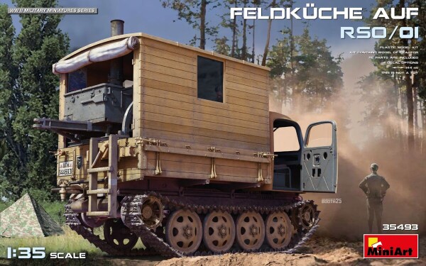 Сборная модель 1/35 Полевая кухня на РСО/01 МиниАрт 35493 детальное изображение Автомобили 1/35 Автомобили