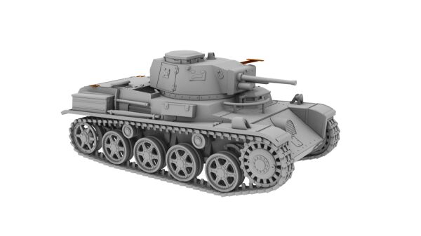 Сборная модель шведского легкого танка Stridsvagn m/38 детальное изображение Бронетехника 1/72 Бронетехника