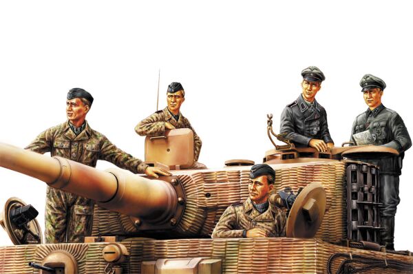 German Panzer Tank Crew (Normandy 1944) детальное изображение Фигуры 1/35 Фигуры