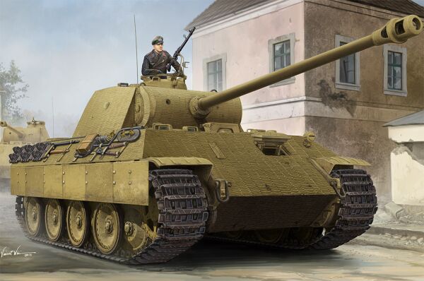 German Sd.Kfz.171 PzKpfw Ausf A w/ Zimmerit детальное изображение Бронетехника 1/35 Бронетехника