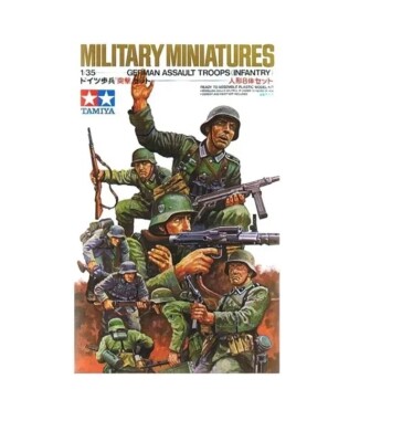 Сборная модель 1/35 Фигуры Немецкие штурмовые войска (пехота) Tamiya 35030 детальное изображение Фигуры 1/35 Фигуры