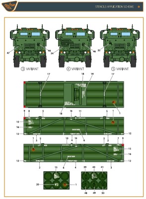 Декаль 1/35 M142 Himars Збройні Сили України Clear Prop CPD35001 детальное изображение Декали Афтермаркет