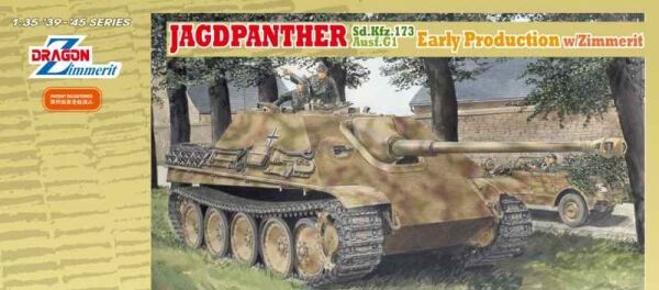 Jagdpanther Ausf.G1 Early Production w/Zimmerit детальное изображение Бронетехника 1/35 Бронетехника
