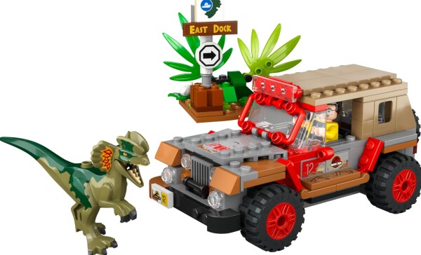 Конструктор LEGO Jurassic World Засада дилофозавра 76958 детальное изображение Jurassic Park Lego