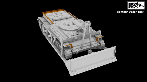 Сборная модель бульдозерного танка «Кентавр» детальное изображение Бронетехника 1/72 Бронетехника