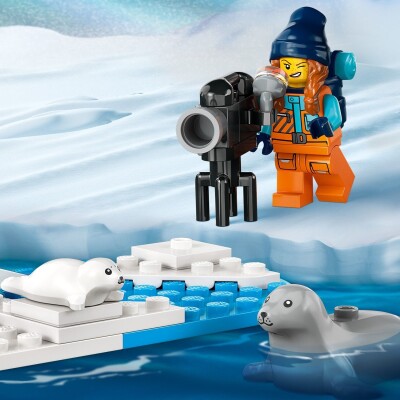 Конструктор LEGO City Арктический исследовательский снегоход 60376 детальное изображение City Lego