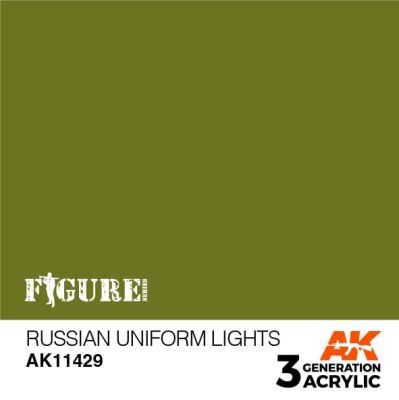 RUSSIAN UNIFORM LIGHTS – РУССКАЯ УНИФОРМА СВЕТЛАЯ детальное изображение Figure Series AK 3rd Generation