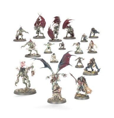 Игровой набор Warhammer AGE OF SIGMAR - SPEARHEAD: FLESH-EATER COURTS - CHARNEL WATCH детальное изображение Дворы Пожирателей Плоти Смерть