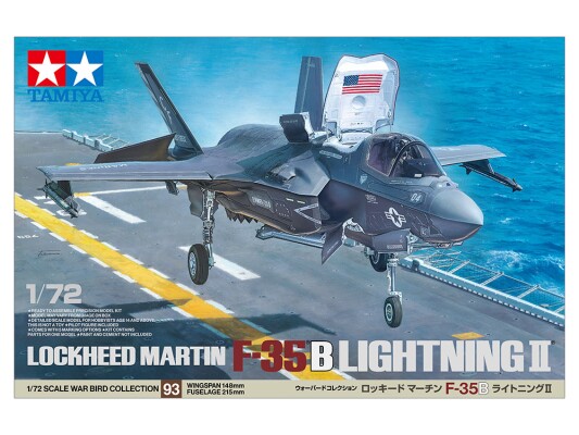 Scale model 1/72 Airplane Lockheed Martin F-35B Lightning II Tamiya 60793 детальное изображение Самолеты 1/72 Самолеты