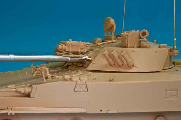 Set of metal barrels for BMP-3 Armament: 100 mm 2А70, 30 mm 2А72, 3 pieces 7.62 mm, 1/35 детальное изображение Металлические стволы Афтермаркет