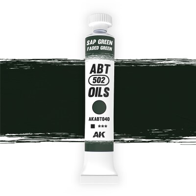 Масляна фарба Sap Green / Faded Green / Засохла зелена / Вицвіла зелена Abteilung 040 детальное изображение Масляные краски Краски