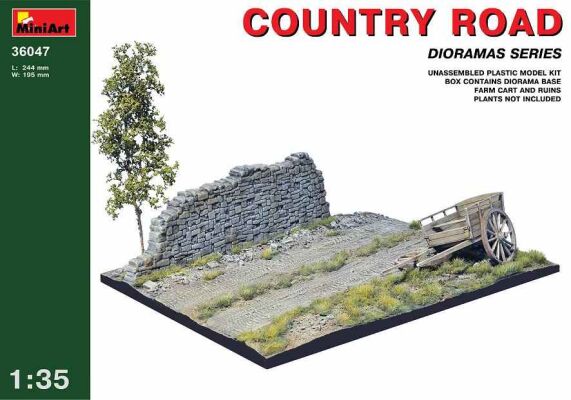 Country road детальное изображение Строения 1/35 Диорамы