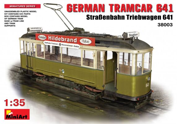 Немецькій трамвай детальное изображение Автомобили 1/35 Автомобили