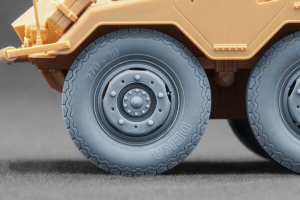 Набір колес для Sd.Kfz. 234 Puma v3 від Dragon, Miniart, RFM, Italeri, AK Interactive ScaleX WW-35012 детальное изображение Колёса Афтермаркет