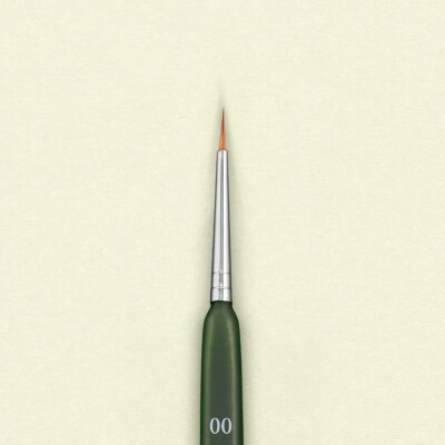 Пензель з натурального волосся Avant Garde Green Line 00 AGG-00 детальное изображение Кисти Инструменты