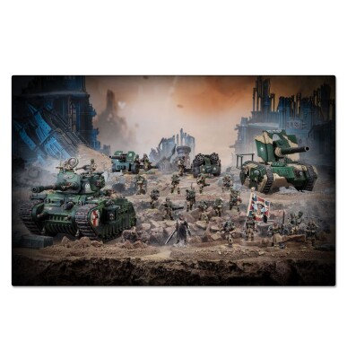 Ігровий набір Warhammer 40000 - ASTRA MILITARUM: BATTLEFORCE - ASTRA MILITARUM PLATOON детальное изображение Имперская Гвардия Армии Империума