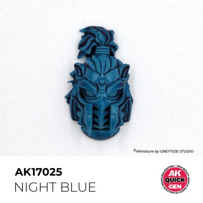 Акрилова фарба NIGHT BLUE / Нічний синій QUICK GEN COLOR AK-interactive AK 17025 детальное изображение QUICK GEN COLOR Краски