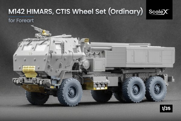Набор колес с системой подкачки CTIS для М142 Хаймарс от Foreart ScaleX WM 35025 детальное изображение Колёса Афтермаркет