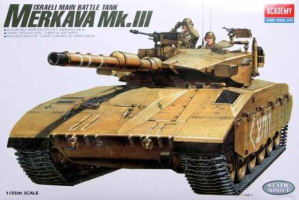 Israeli Main Battle Tank MERKAVA Mk.III детальное изображение Бронетехника 1/35 Бронетехника