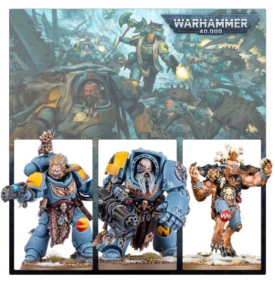 Ігровий набір Warhammer 40000 - COMBAT PATROL - SPACE WOLVES детальное изображение Космические Волки Космические Десантники