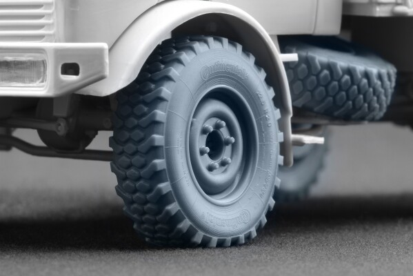 Набір коліс (з деформацією) для Unimog U1300L MPT 80 від Revell ScaleX WM-35046W детальное изображение Колёса Афтермаркет