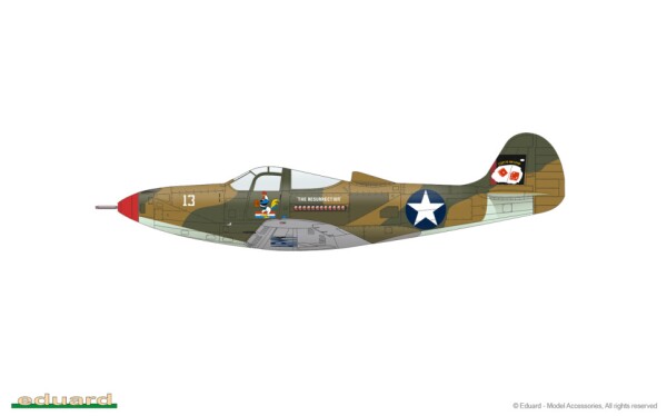 Збірна модель 1/48 Американський винищувач P-400 Eduard 8092 детальное изображение Самолеты 1/48 Самолеты