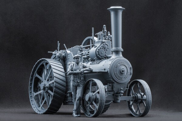 3D-печатная масштабная модель 1/16 1901 Burrell Compound Traction Engine ScaleX SX-16001 детальное изображение Гражданская техника 