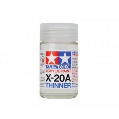 Acrylic Thinner X-20A 46ml Tamiya (81030) детальное изображение Растворители Модельная химия