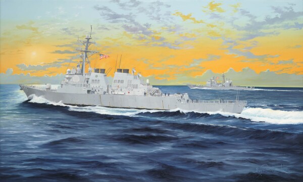 Збірна модель 1/200 USS Donald Cook (DDG-75) - есмінець класу &quot;Арлі Берк&quot; (Flight II) I Love Kit 62008 детальное изображение Флот 1/200 Флот