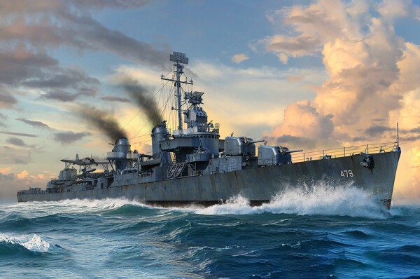 Збірна модель 1/350 USS Stevens (DD-479) - есмінець класу &quot;Флетчер&quot; IloveKit 65308 детальное изображение Флот 1/350 Флот