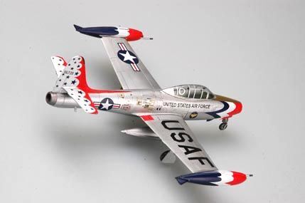 Buildable model of the American F-84G “ThunderJet” fighter детальное изображение Самолеты 1/72 Самолеты