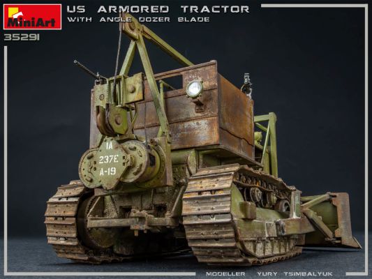 American Armored Tractor with Dozer Blade детальное изображение Бронетехника 1/35 Бронетехника
