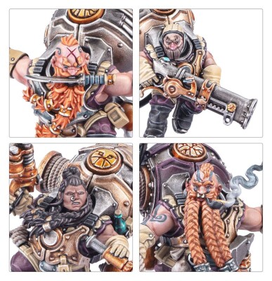 Игровой набор Warhammer AGE OF SIGMAR SPEARHEAD: KHARADRON OVERLORDS - VONGRIM HARPOON CREW детальное изображение Харадронские Владыки Порядок