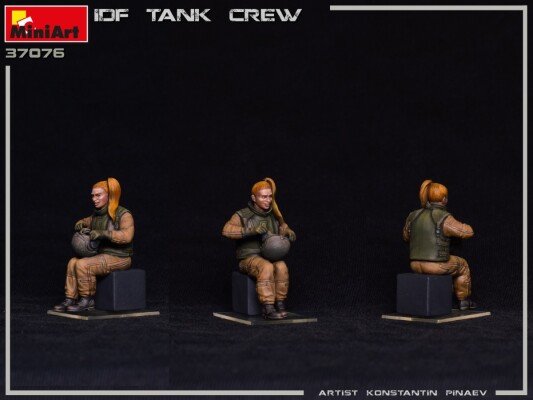 Scale model 1/35 Figures IDF Tank Crew Miniart 37076 детальное изображение Фигуры 1/35 Фигуры