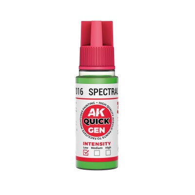 Акрилова фарба SPECTRAL GREEN / Спектральний зелений QUICK GEN COLOR AK-Interactive AK 17016 детальное изображение QUICK GEN COLOR Краски