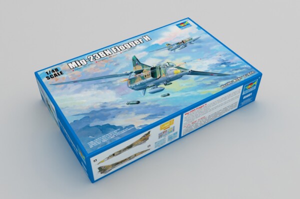 Збірна модель 1/48 Літак МіГ-23BN &quot;Flogger H&quot; Trumpeter 05801 детальное изображение Самолеты 1/48 Самолеты