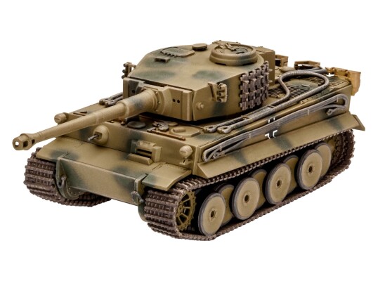 Scale model 1/72 German tank PzKpfw VI Ausf. H Tiger Revell 03262 детальное изображение Бронетехника 1/72 Бронетехника