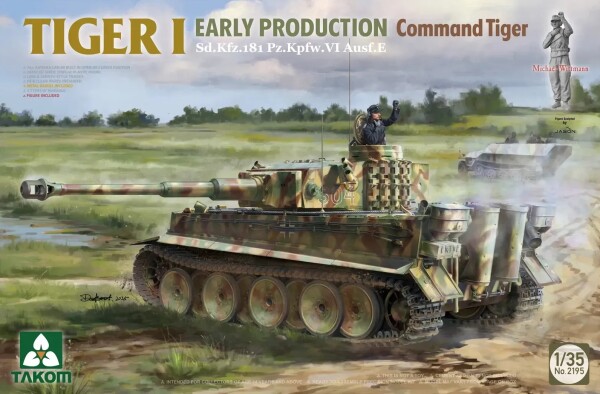 preview Сборные модели 1/35 Танки TIGER I² BOX ранний + фигура 1/16 Михаэль Виттманн Таком 2195W