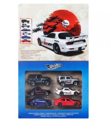 Тематический набор машинок Hot Wheels Дорогами Японии (JLB23) детальное изображение Hot Wheels 