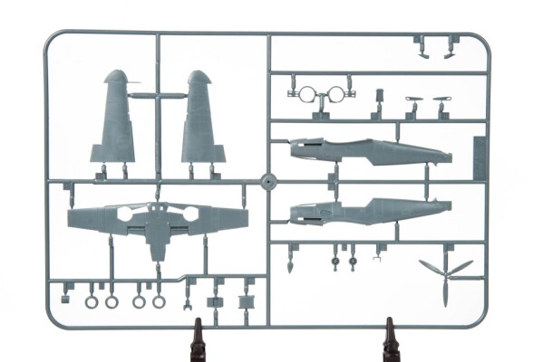 Scale model 1/72 Aircraft Messerschmitt Bf 109F-2 Eduard 70154 детальное изображение Самолеты 1/72 Самолеты