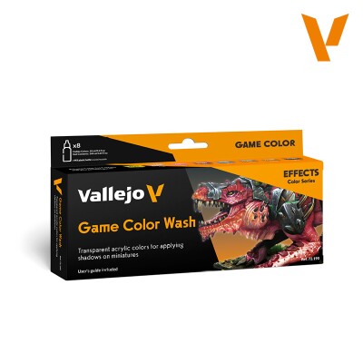 Набор акриловых смывок (Game Color Wash) 8 шт VAL 72190 детальное изображение Смывки Weathering