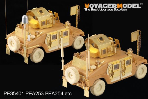 1/35 Modern HUMVEE Electronic Antennas Set (For All)  детальное изображение Фототравление Афтермаркет