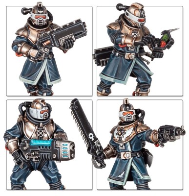 Ігровий набір Warhammer 40000 - IMPERIAL AGENTS - IMPERIAL NAVY BREACHERS детальное изображение Имперские Агенты Армии Империума