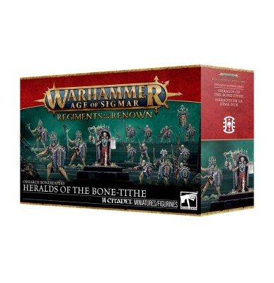 Ігровий набір Warhammer AGE OF SIGMAR - OSSIARCH BONEREAPERS - HERALDS/BONE-TITHE детальное изображение Мёртвые Костетрясы Смерть