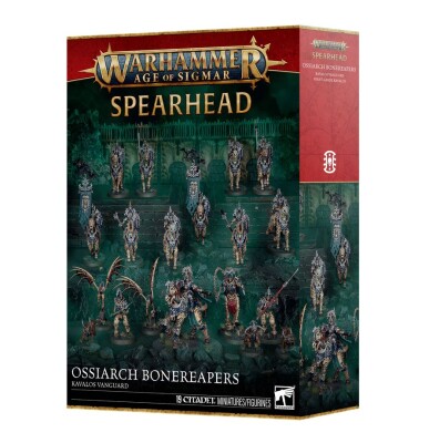 Ігровий набір Warhammer AGE OF SIGMAR - SPEARHEAD - OSSIARCH BONEREAPERS - KAVALOS VANGUARD детальное изображение Мёртвые Костетрясы Смерть
