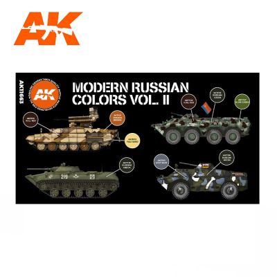 MODERN RUSSIAN COLOURS VOL 2 3G / Набор современных русских цветов (№ 2) детальное изображение Наборы красок Краски