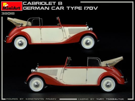 CABRIOLET B GERMAN CAR TYPE 170V детальное изображение Автомобили 1/35 Автомобили