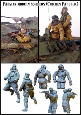 Russian modern soldiers (Chechen Republic) детальное изображение Фигуры 1/35 Фигуры