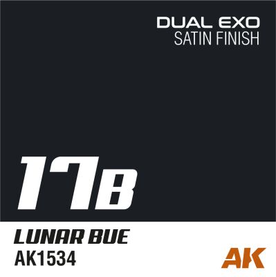 Dual exo 17b – lunar blue 60ml детальное изображение AK Dual EXO Краски