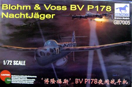 Blohm &amp; Voss BV P178 NachtJäger детальное изображение Самолеты 1/72 Самолеты